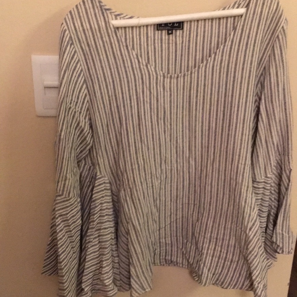 Striped boho top